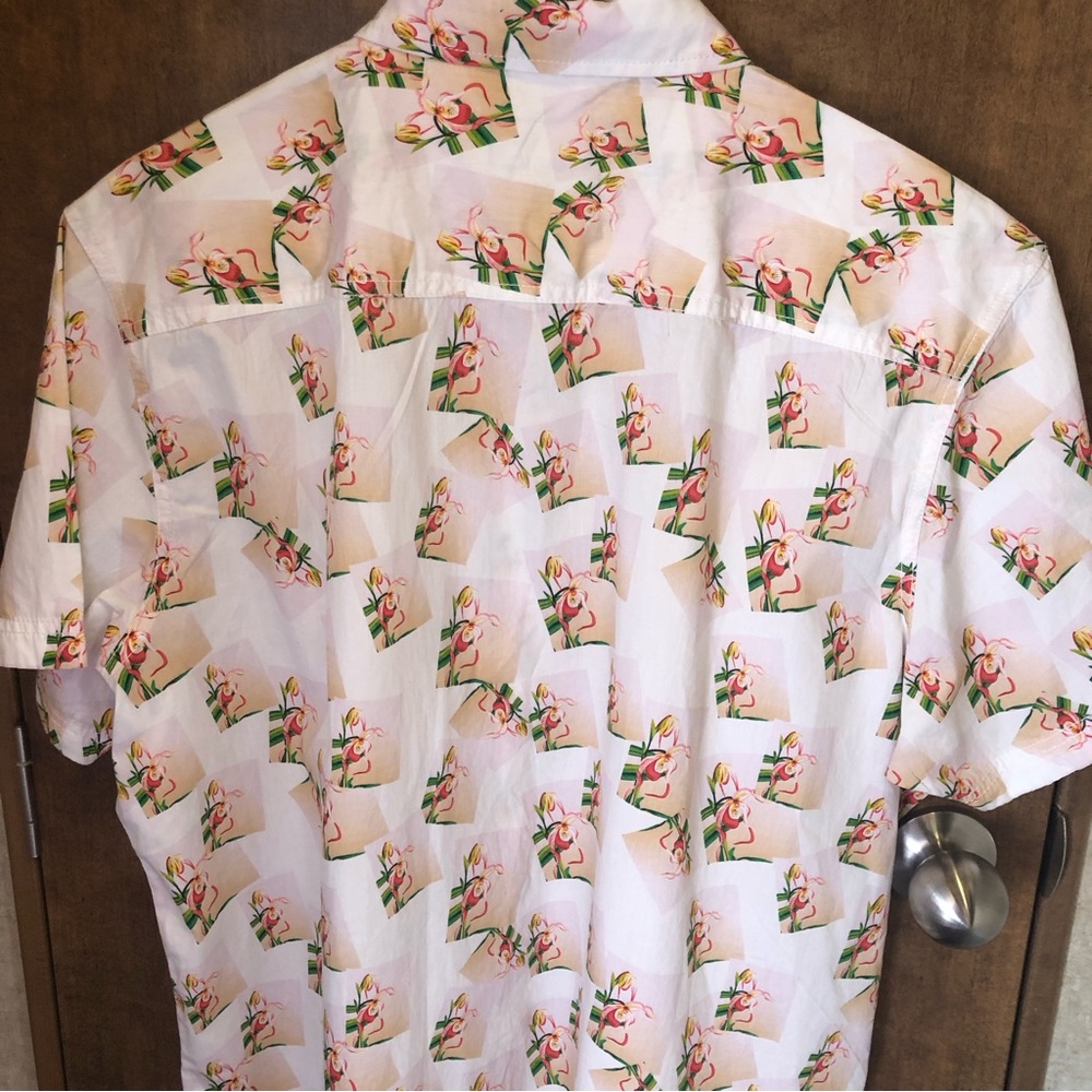 EUC Western Flare I.N.C. Floral Pearl Snaps 100% Cotton XL Casual Aloha Shirt A - Picture 4 of 5